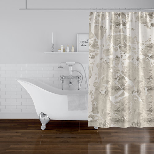 Ivy Bronx Colangelo Abstract Shower Curtain Wayfair